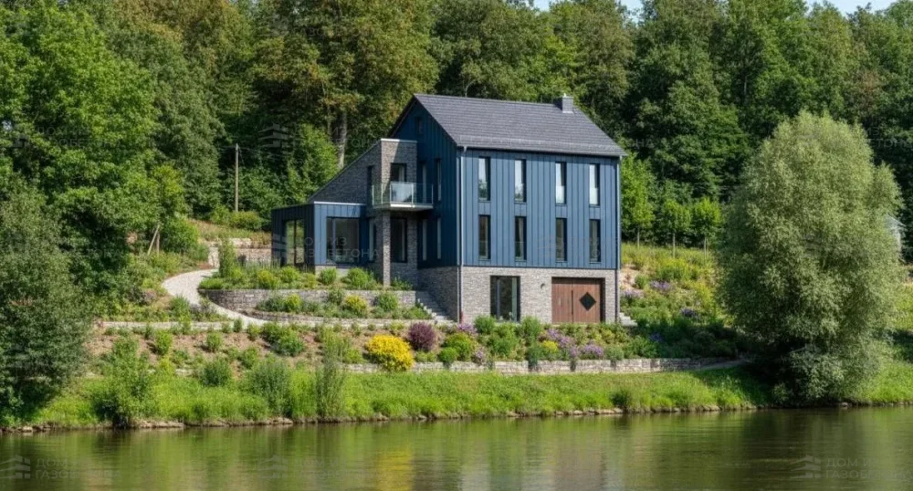 Проект Двухэтажный дом 15 на 13, 156 м2