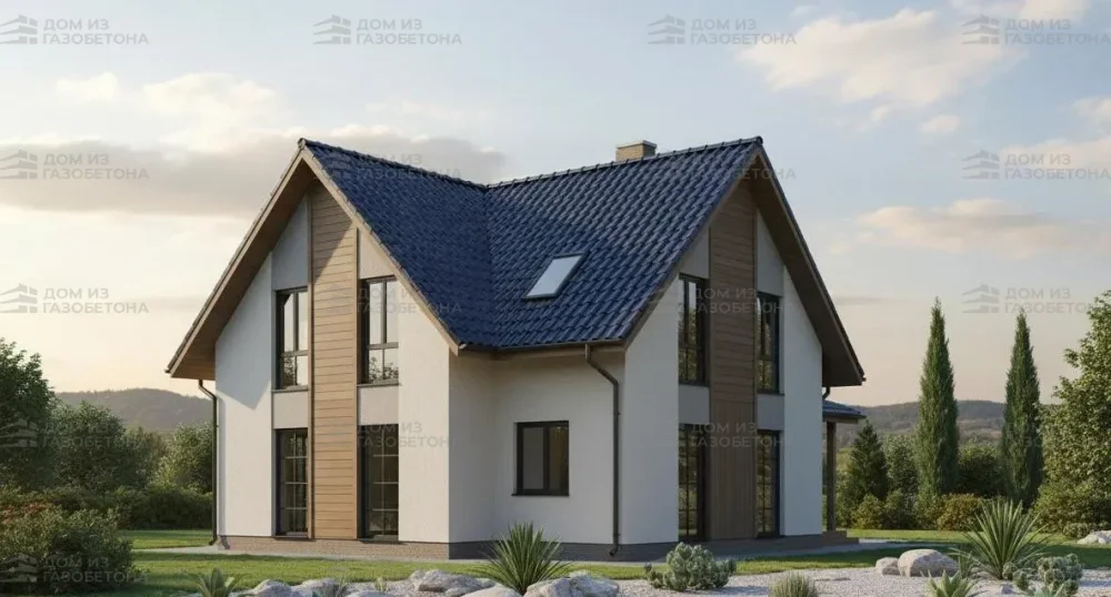 Проект Двухэтажный дом 12 на 15, 196 м2