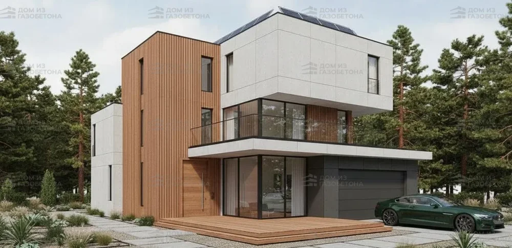 Проект Двухэтажный дом 17 на 13, 188 м2