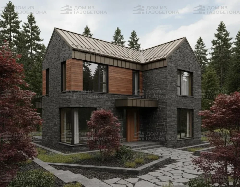 Проект Двухэтажный дом 9 на 14, 164 м2