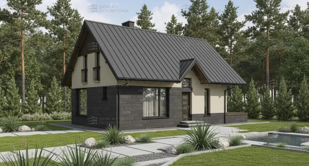 Проект Двухэтажный дом 8 на 16, 160 м2