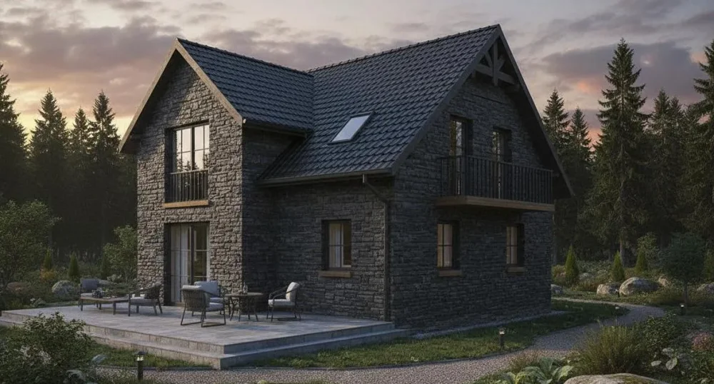 Проект Двухэтажный дом 7 на 10, 103 м2