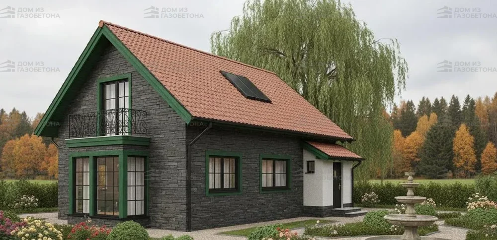 Проект Двухэтажный дом 15 на 13, 155 м2