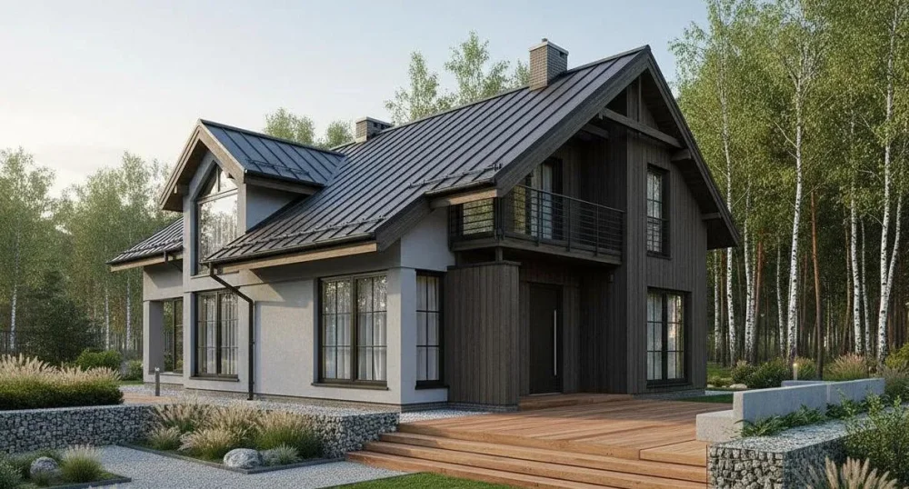 Проект Двухэтажный дом 10 на 19, 193 м2