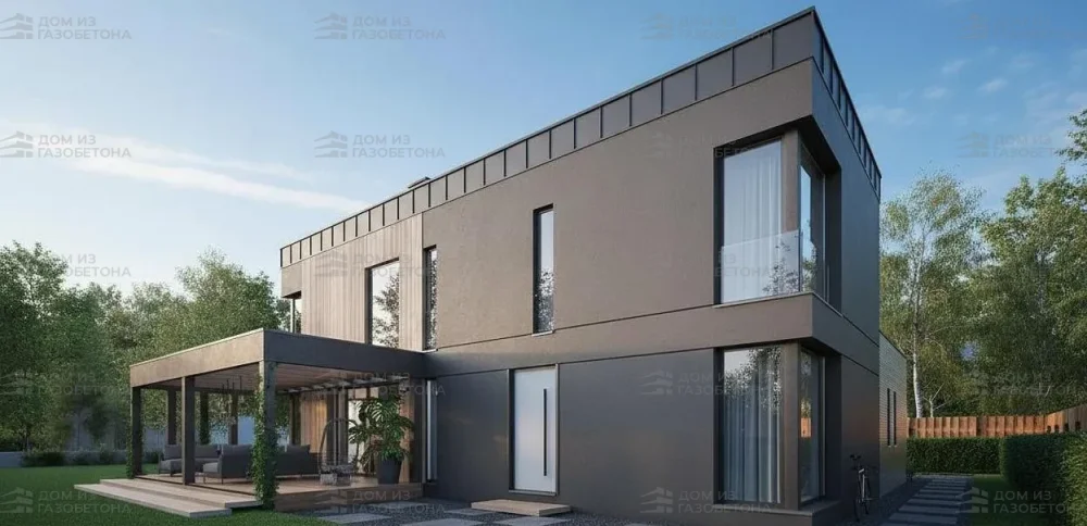 Проект Двухэтажный дом 13 на 15, 189 м2