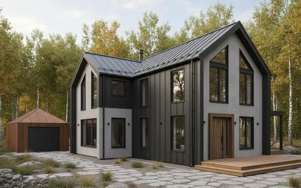 Проект Двухэтажный дом 15 на 10, 261 м2