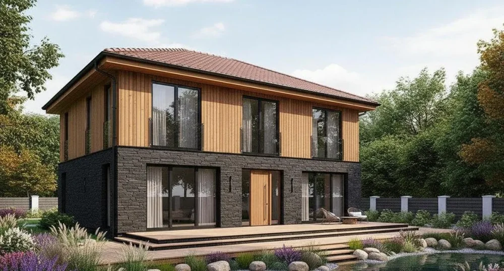 Проект Двухэтажный дом 9 на 12, 152 м2