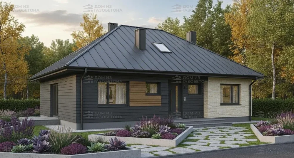 Проект Двухэтажный дом 14 на 12, 156 м2