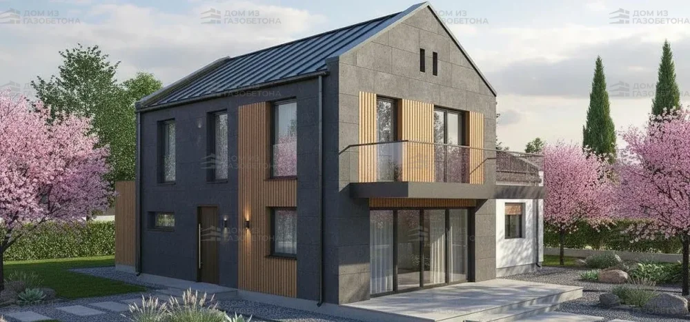 Проект Двухэтажный дом 18 на 10, 167 м2