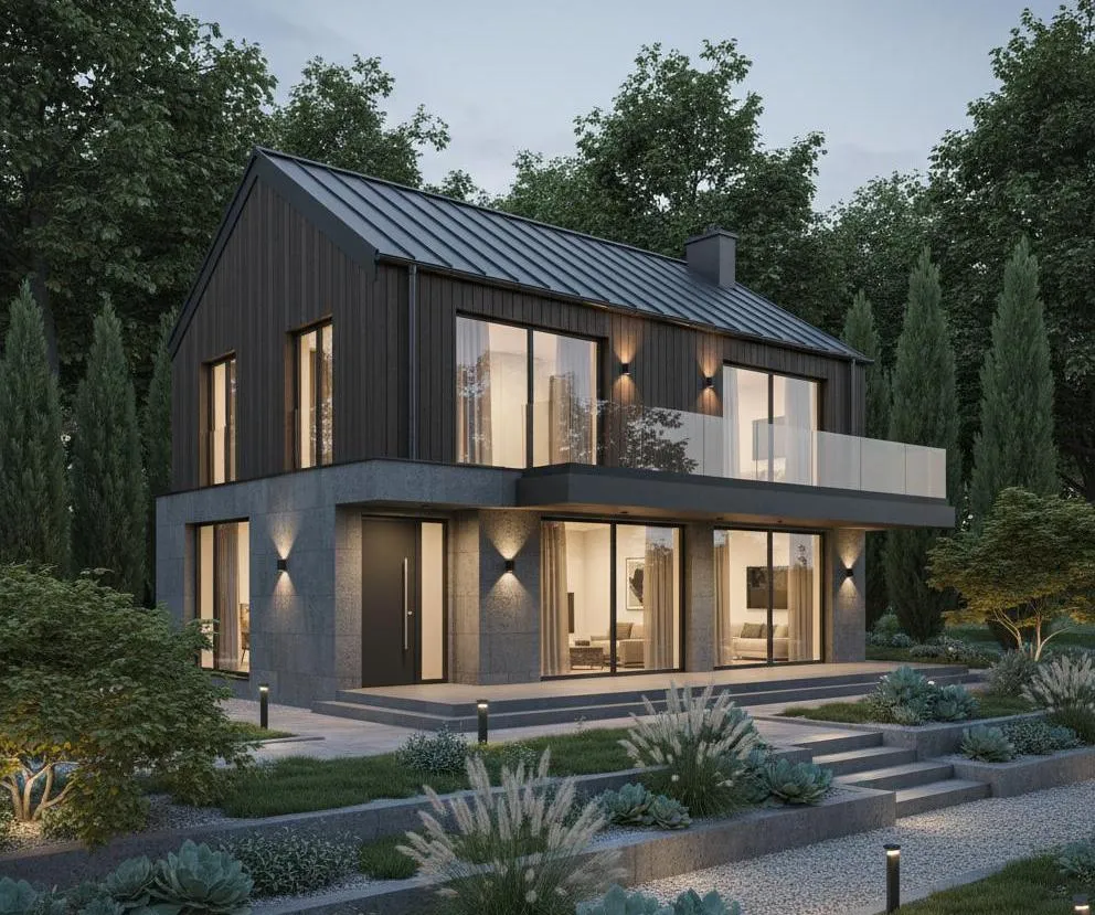 Проект Одноэтажный дом 10 на 15, 81 м2