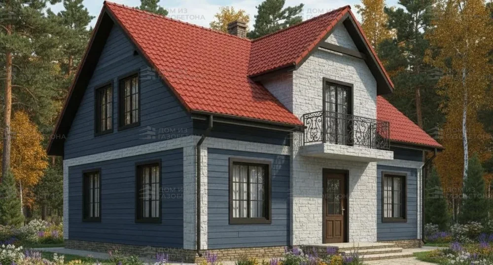 Проект Двухэтажный дом 9 на 15, 167 м2