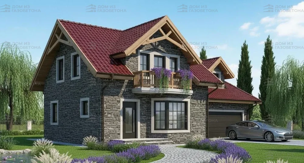 Проект Двухэтажный дом 17 на 11, 201 м2