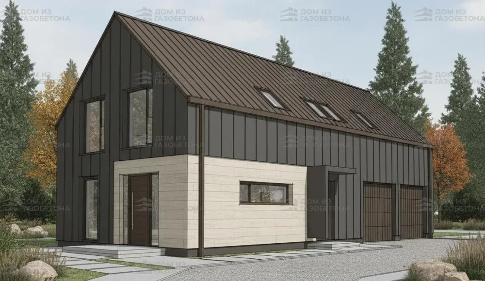 Проект Двухэтажный дом, 204 м2