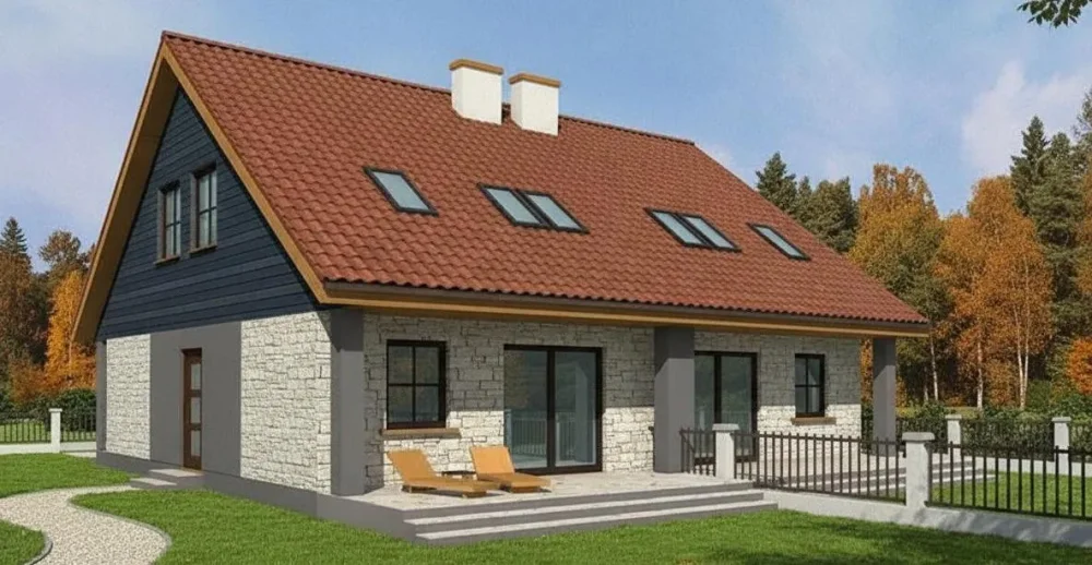 Проект Двухэтажный дом 3 на 14, 133 м2