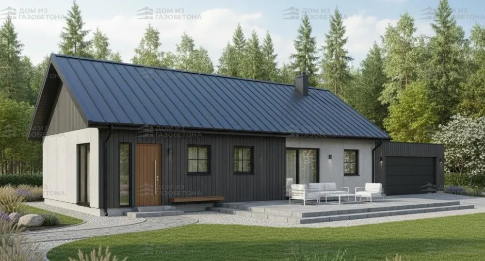 Проект Двухэтажный дом 16 на 12, 205 м2